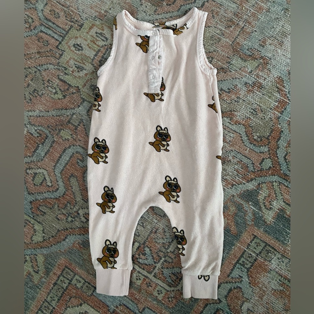 HUGO Pink Baby Romper